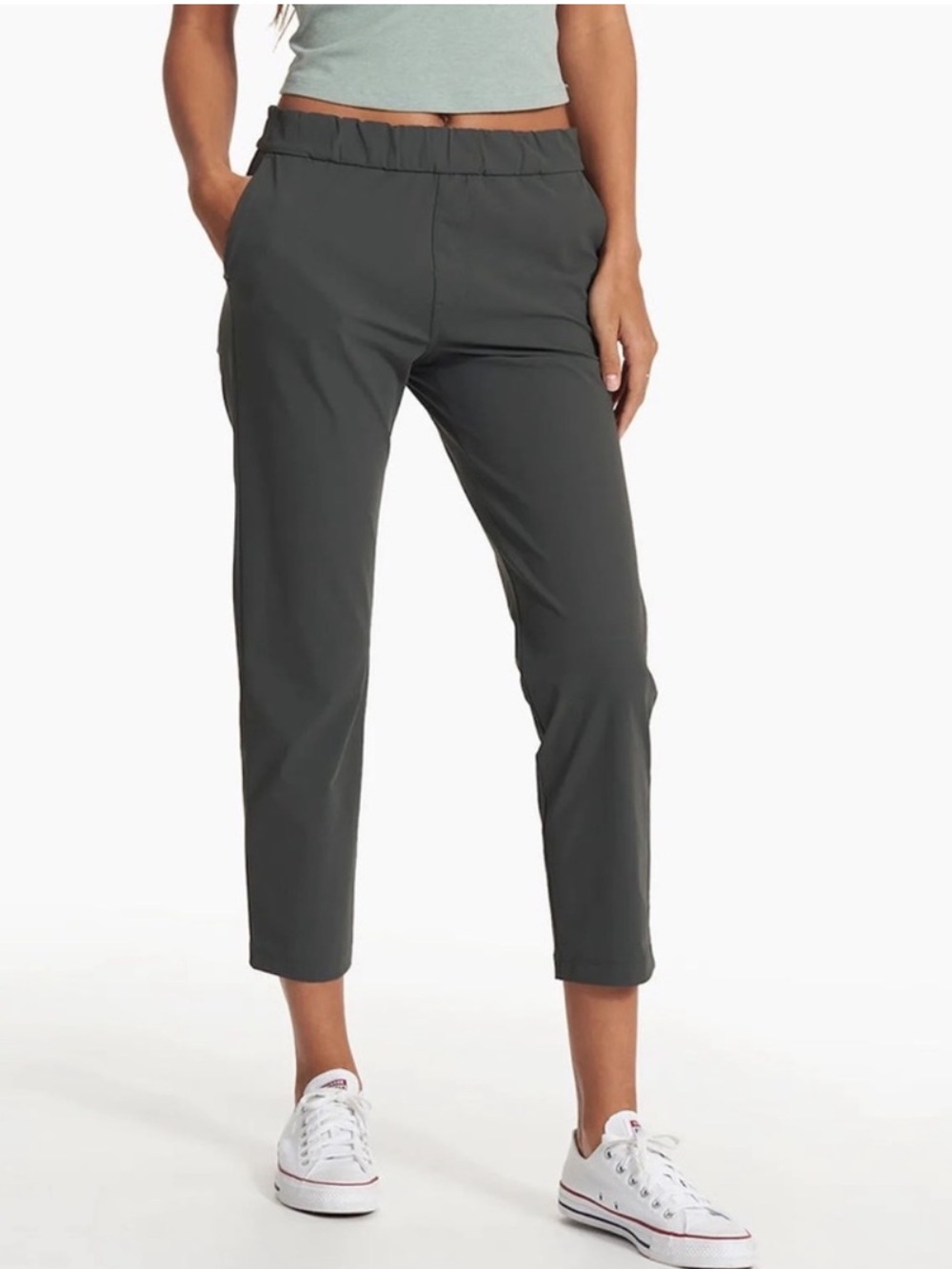 Vuori Miles Ankle Pant Small Ash Grey